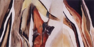 n 38 39 40 triptyque sur toile  12ox92 