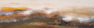 n 91 huile sur toile 30x90